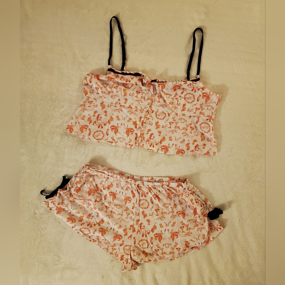 Savage X Fenty Underpinnings Sleep Cami & Short Set size XL